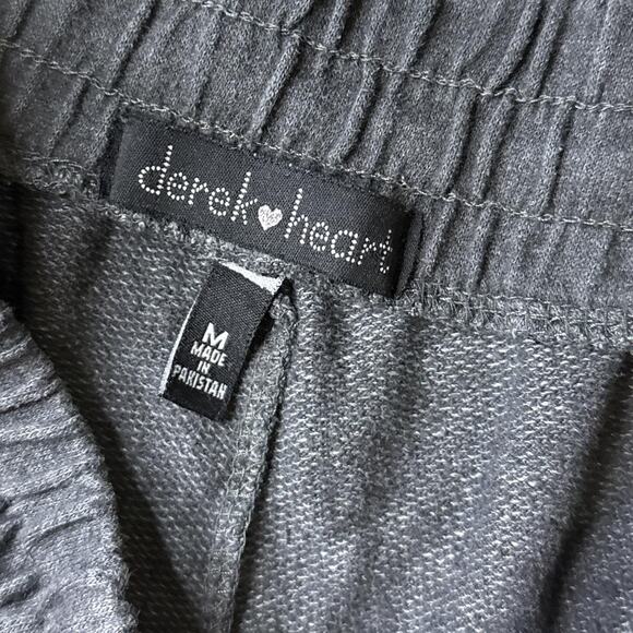 Cute vintage y2k low rise gray lace micro sweat shorts - Picture 3 of 5